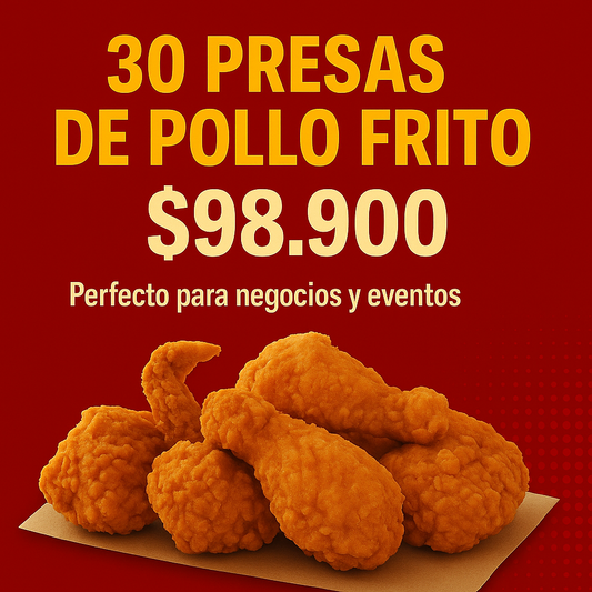 Combo GIGANTE 30 presas para Eventos o Negocios