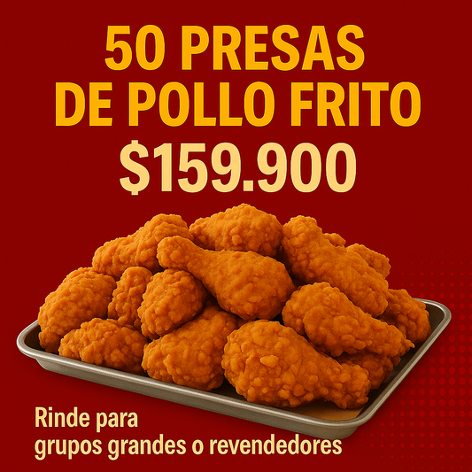 Combo GIGANTE 50 presas para Eventos o Negocios